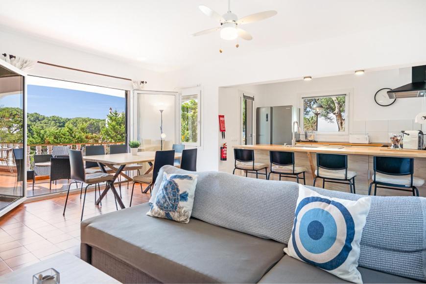 S'Auba Villa Exclusiva Con Piscina Privada De Agua Salada Y Horno De Pizza 埃斯·梅卡达尔 外观 照片
