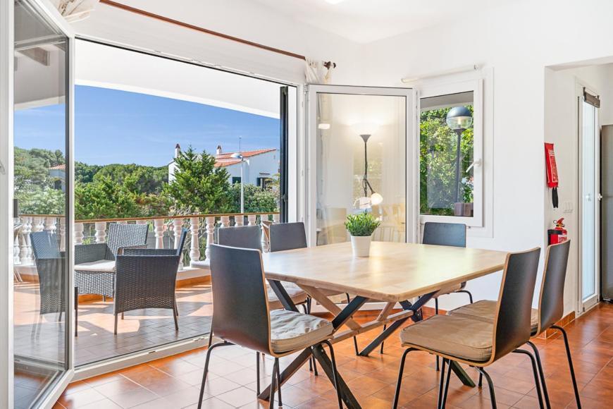 S'Auba Villa Exclusiva Con Piscina Privada De Agua Salada Y Horno De Pizza 埃斯·梅卡达尔 外观 照片