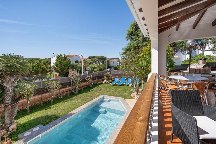 S'Auba Villa Exclusiva Con Piscina Privada De Agua Salada Y Horno De Pizza 埃斯·梅卡达尔 外观 照片